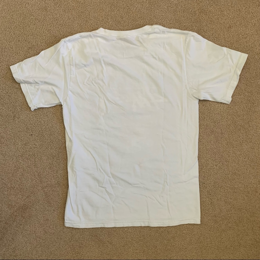 White Floral Stüssy T-Shirt - Picture 2 of 2
